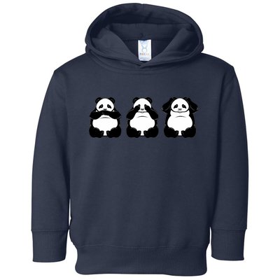 Peek A Boo Panda Toddler Hoodie