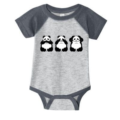 Peek A Boo Panda Infant Baby Jersey Bodysuit