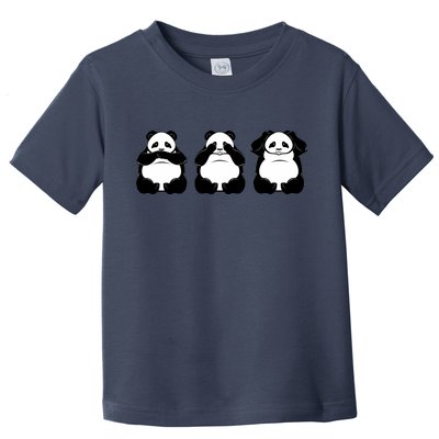 Peek A Boo Panda Toddler T-Shirt