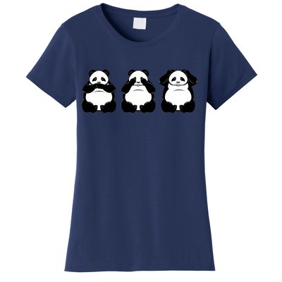 Peek A Boo Panda Women's T-Shirt