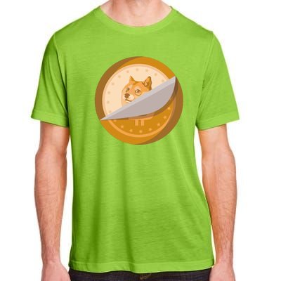 Peeled Off DogeCoin Adult ChromaSoft Performance T-Shirt