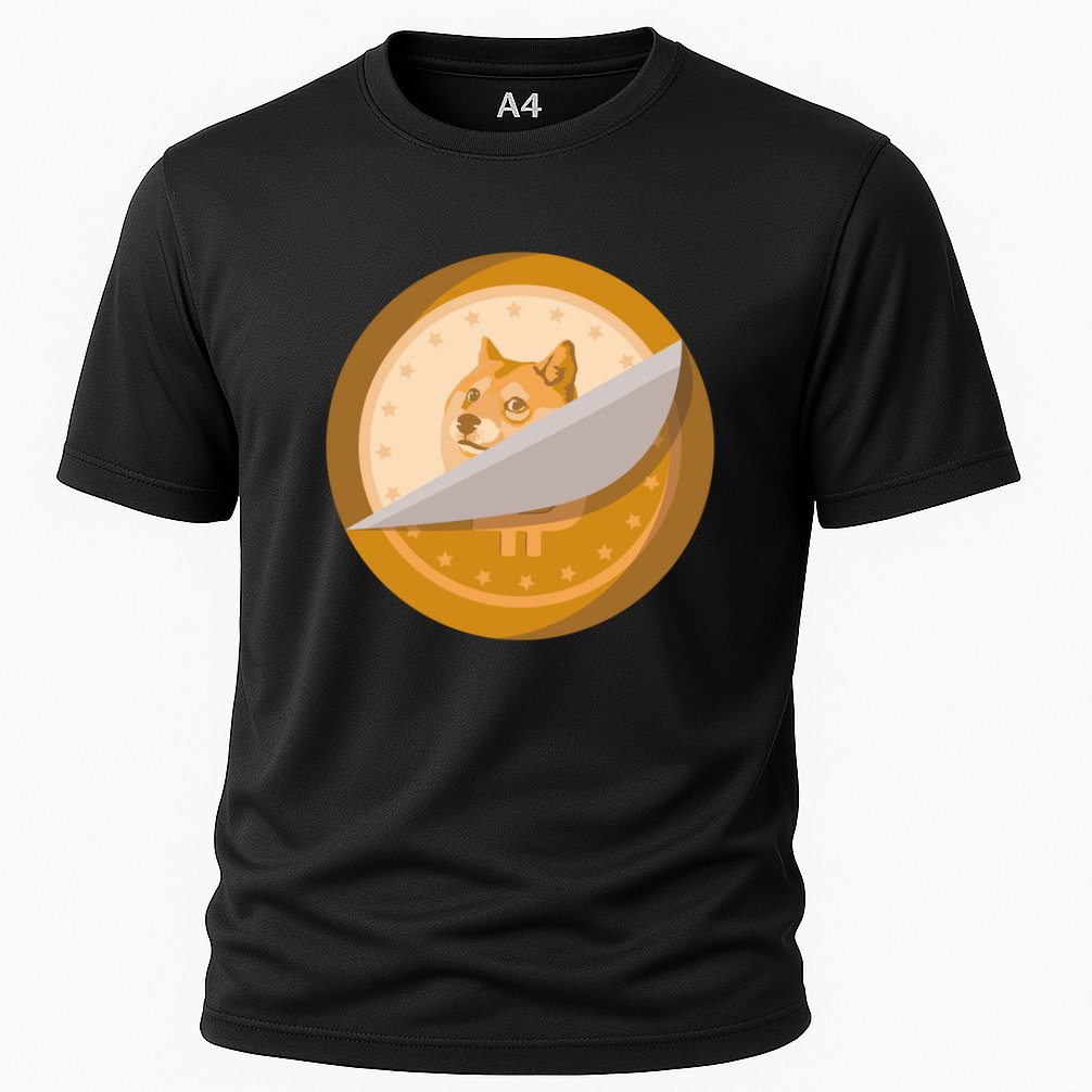 Peeled Off DogeCoin Cooling Performance Crew T-Shirt