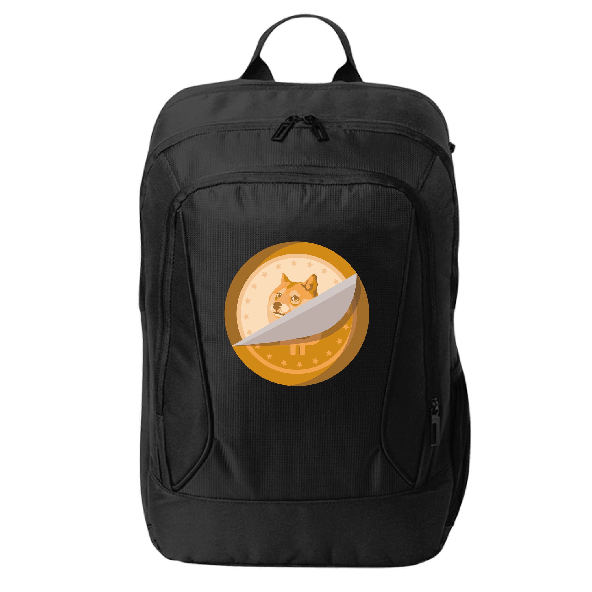 Peeled Off DogeCoin City Backpack