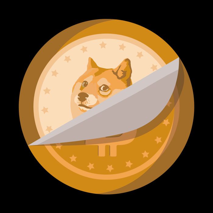 Peeled Off DogeCoin City Backpack