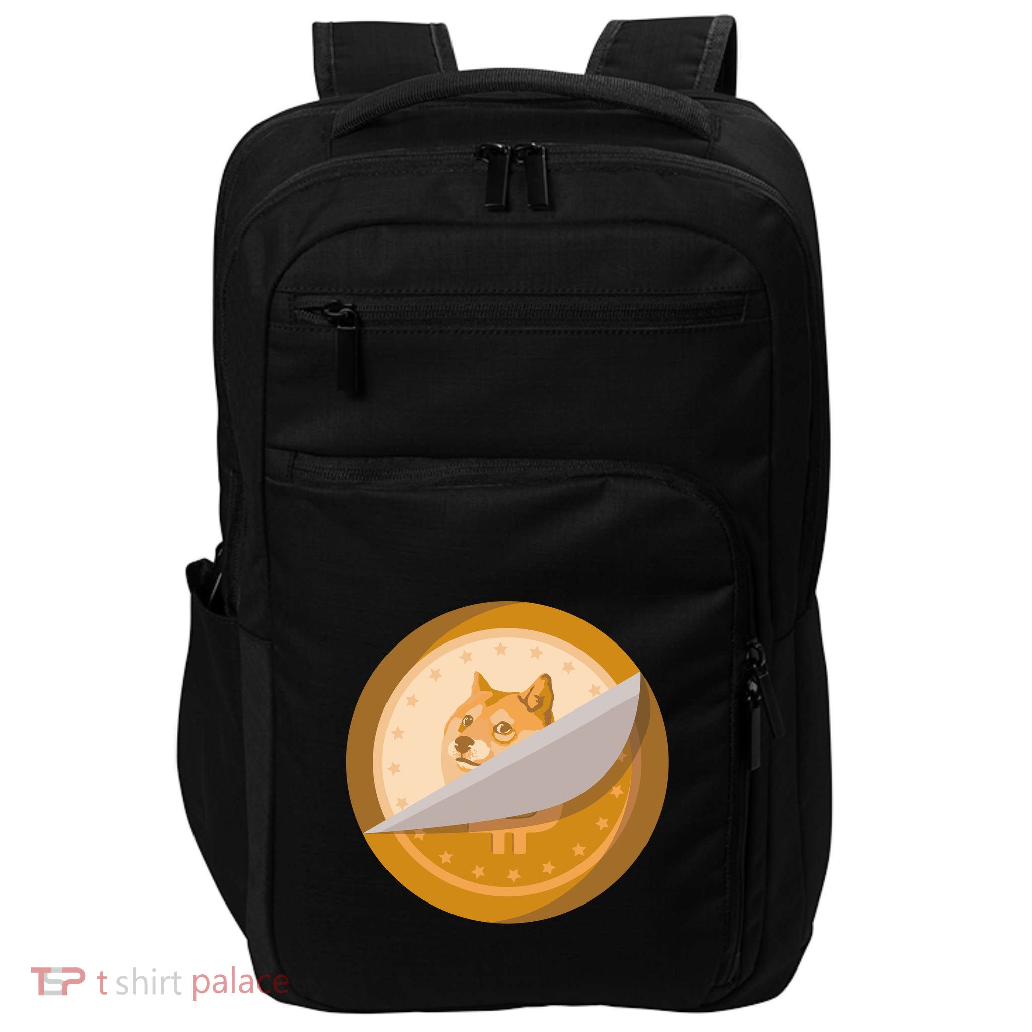 Peeled Off DogeCoin Impact Tech Backpack