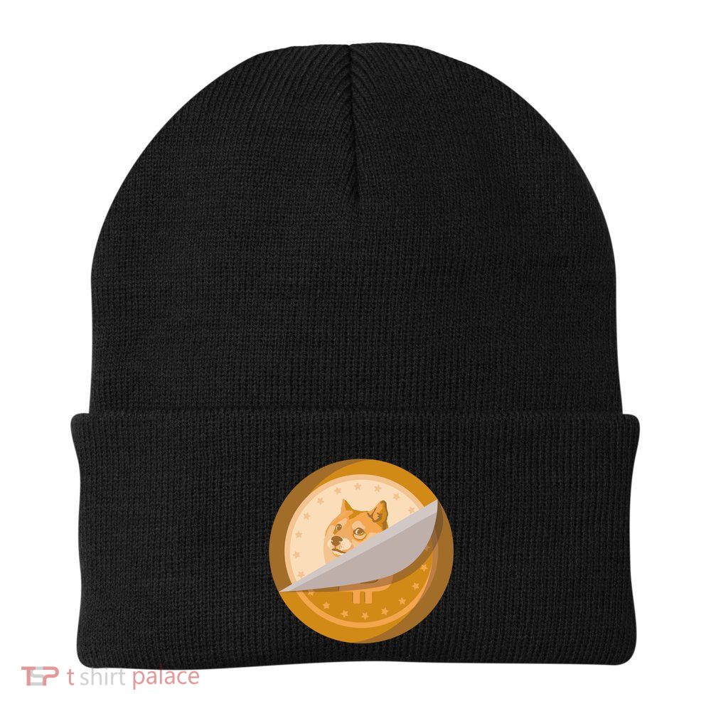 Peeled Off DogeCoin Beanie