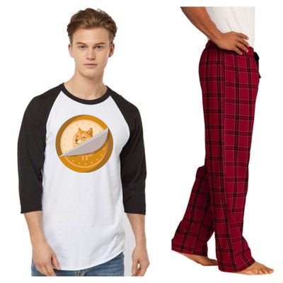 Peeled Off DogeCoin Raglan Sleeve Pajama Set