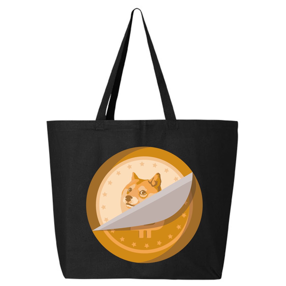 Peeled Off DogeCoin 25L Jumbo Tote
