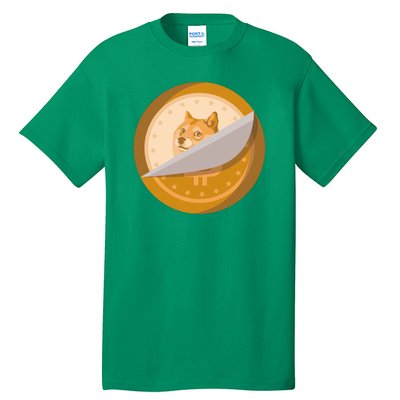 Peeled Off DogeCoin Tall T-Shirt