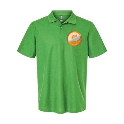 Peeled Off DogeCoin Softstyle Adult Sport Polo