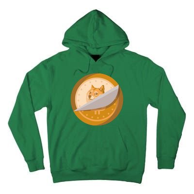 Peeled Off DogeCoin Tall Hoodie