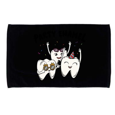 Party Enamel For A Dental Technician Squad Gift Microfiber Hand Towel