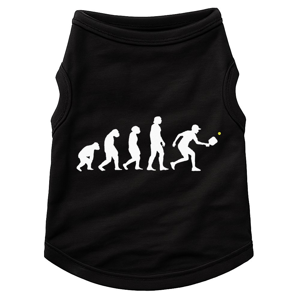 Pickleball Evolution Funny Pickleball Doggie Tank