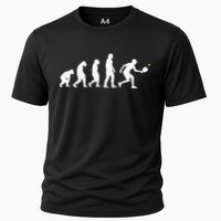 Pickleball Evolution Funny Pickleball Cooling Performance Crew T-Shirt