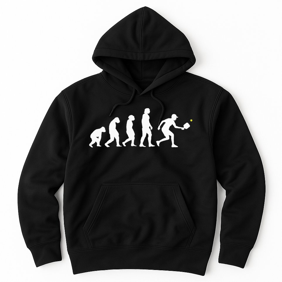 Pickleball Evolution Funny Pickleball Hoodie