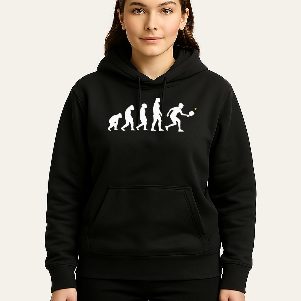 Pickleball Evolution Funny Pickleball Hoodie