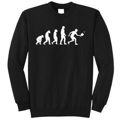 Pickleball Evolution Funny Pickleball Sweatshirt