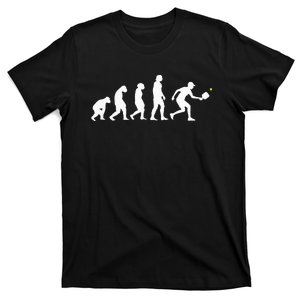 Pickleball Evolution Funny Pickleball T-Shirt