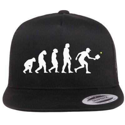 Pickleball Evolution Funny Pickleball Flatbill Hat
