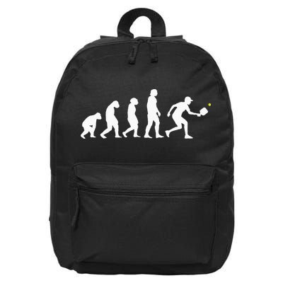Pickleball Evolution Funny Pickleball 16 in Basic Backpack