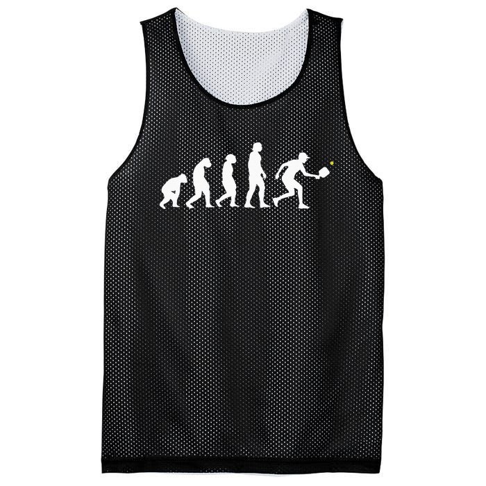 Pickleball Evolution Funny Pickleball Mesh Reversible Basketball Jersey Tank