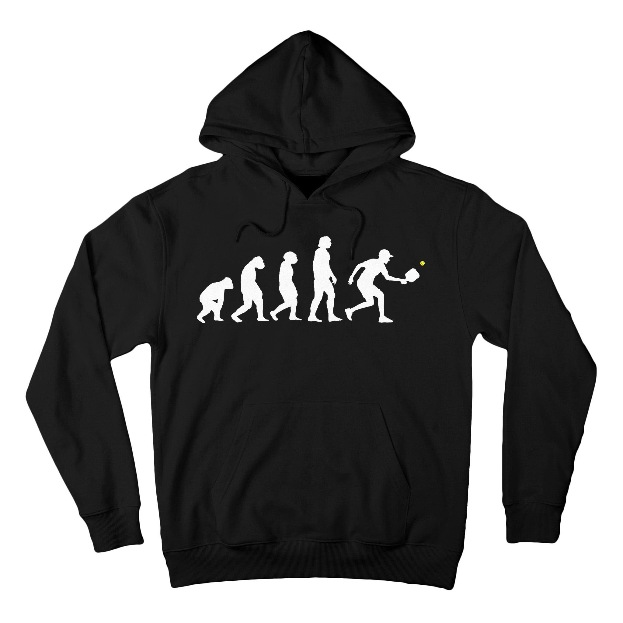Pickleball Evolution Funny Pickleball Tall Hoodie