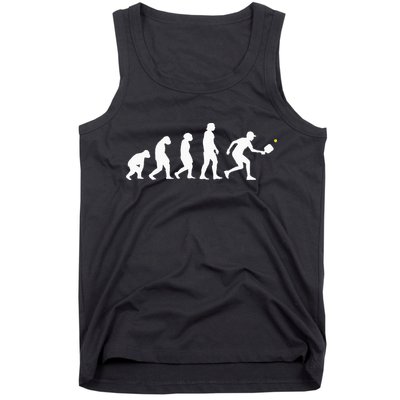 Pickleball Evolution Funny Pickleball Tank Top