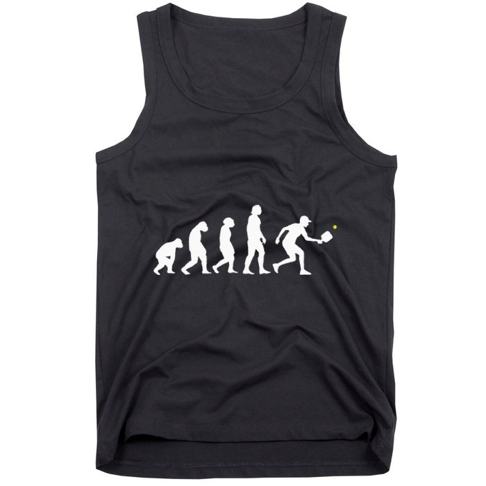 Pickleball Evolution Funny Pickleball Tank Top