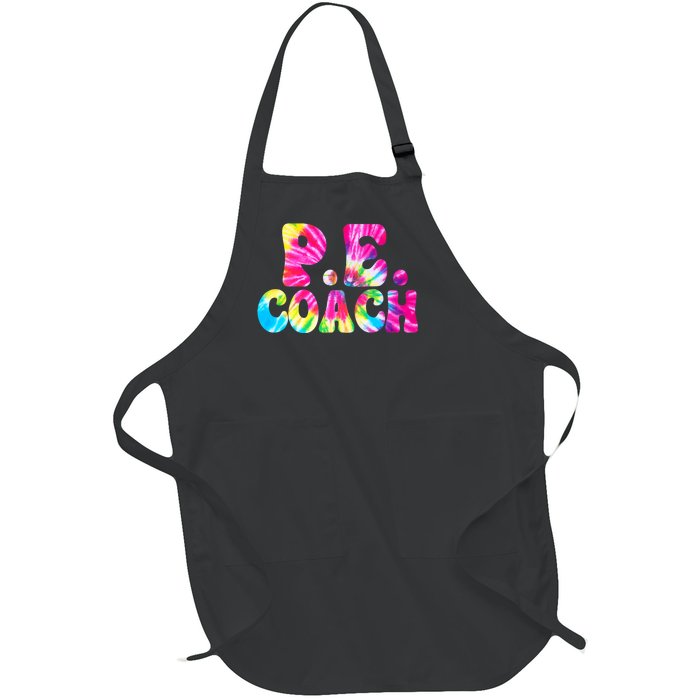 Physical Education Funny P.E Instructor Coach Teacher Gym Full-Length Apron With Pockets