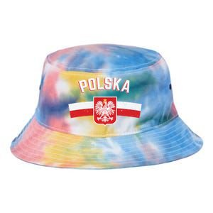 Poland Eagle Flag Gift Proud Polish Men Women Gift Tie Dye Newport Bucket Hat