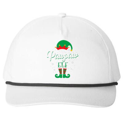 Pawpaw Elf Family Matching Christmas Group Gift Pajama Snapback Five-Panel Rope Hat