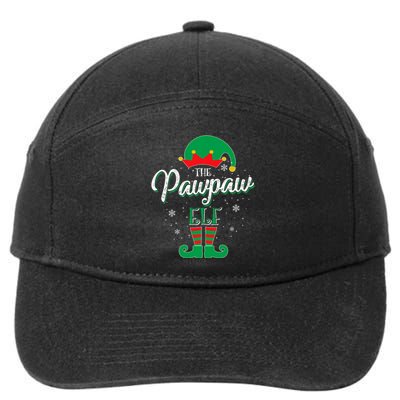 Pawpaw Elf Family Matching Christmas Group Gift Pajama 7-Panel Snapback Hat