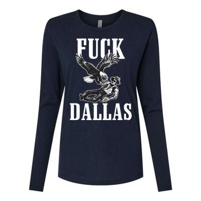 Philadelphia Eagle Football Team Adult Fuck Dallas Womens Cotton Relaxed Long Sleeve T-Shirt