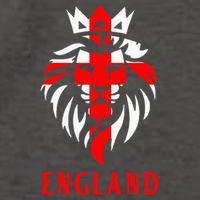 Patriotic England Football Soccer Fan Crown Lion Head Flag Vector Backpack