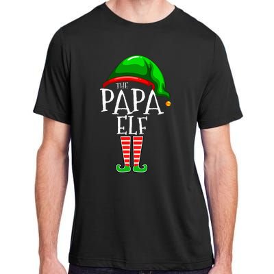 Papa Elf Family Matching Group Christmas Grandpa Adult ChromaSoft Performance T-Shirt