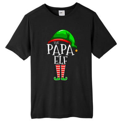 Papa Elf Family Matching Group Christmas Grandpa Tall Fusion ChromaSoft Performance T-Shirt