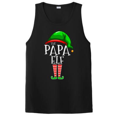 Papa Elf Family Matching Group Christmas Grandpa PosiCharge Competitor Tank