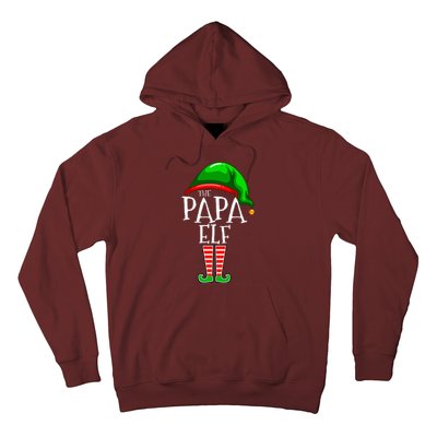 Papa Elf Family Matching Group Christmas Grandpa Hoodie