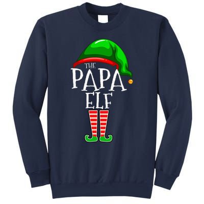 Papa Elf Family Matching Group Christmas Grandpa Sweatshirt