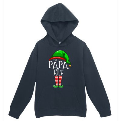 Papa Elf Family Matching Group Christmas Grandpa Urban Pullover Hoodie