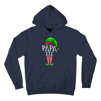 Papa Elf Family Matching Group Christmas Grandpa Tall Hoodie