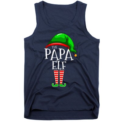 Papa Elf Family Matching Group Christmas Grandpa Tank Top