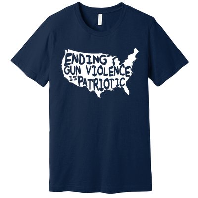 Peace Ending Gun Violence Is Patriotic Awareness Day Premium T-Shirt