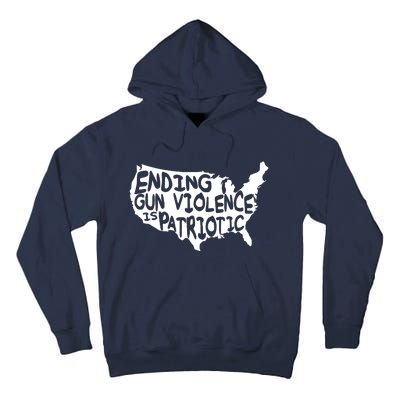 Peace Ending Gun Violence Is Patriotic Awareness Day Tall Hoodie