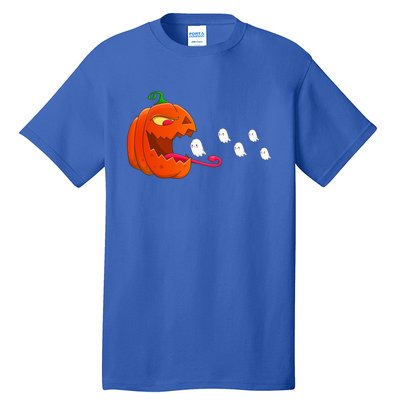 Pumpkin Eat Ghosts Funny Halloween Meaningful Gift Cool Gift Tall T-Shirt