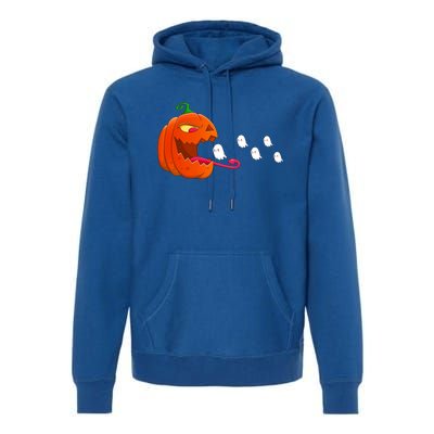 Pumpkin Eat Ghosts Funny Halloween Meaningful Gift Cool Gift Premium Hoodie