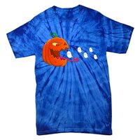 Pumpkin Eat Ghosts Funny Halloween Meaningful Gift Cool Gift Tie-Dye T-Shirt