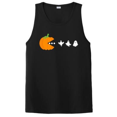 Pumpkin Eating Ghost Gamer Halloween Gaming Great Gift PosiCharge Competitor Tank