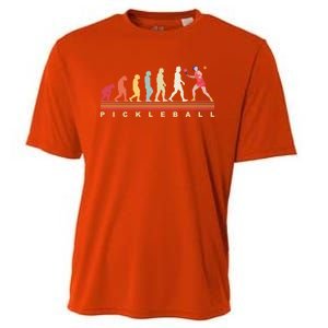 Pickleball Evolution Gift Cooling Performance Crew T-Shirt