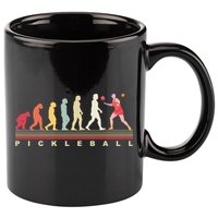 Pickleball Evolution Gift 11oz C Handle Ceramic Mug